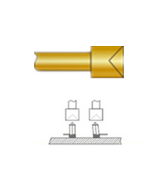 杯頭探針、探針用法圖、探針原理圖、測(cè)試探針圖片