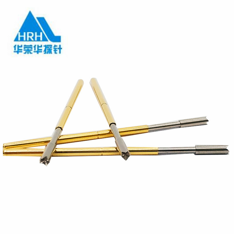 G1353-Q探針、四爪頭探針、1.36mm測試針、總長36.5mm、彈簧針圖片、測試針圖片、頂針圖片、探針圖片