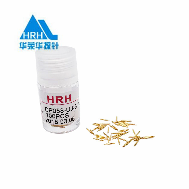 058雙頭探針尺寸、BGA雙頭探針、兩頭帶彈簧探針、雙頭測試探針圖片