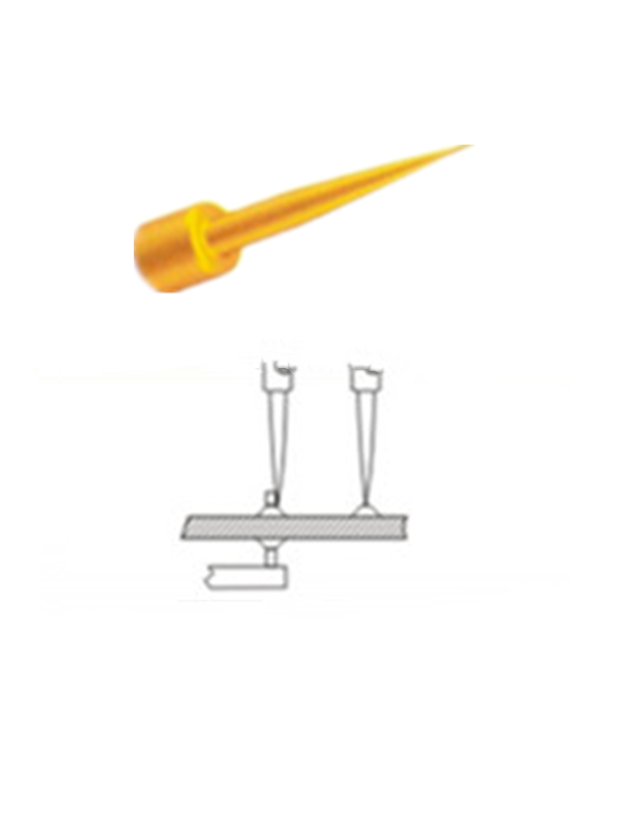 探針頭型、測試探針探針頭、探針頭部形狀、頂針頭