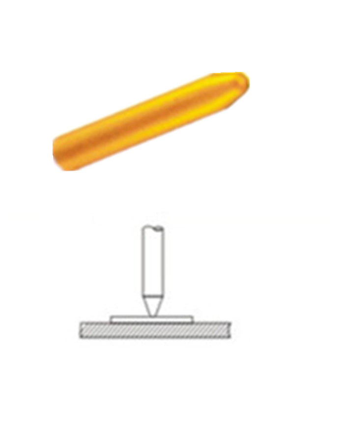 探針頭型、測試探針探針頭、探針頭部形狀、頂針頭