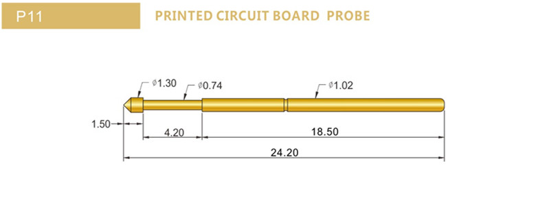 P11探針尺寸，華榮華測試探針選型，測試探針規(guī)格型號